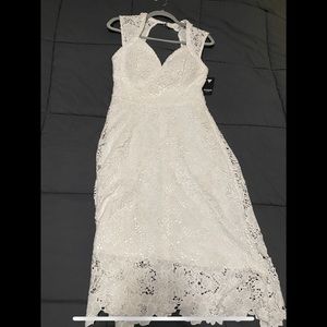 New white dress w/ tags